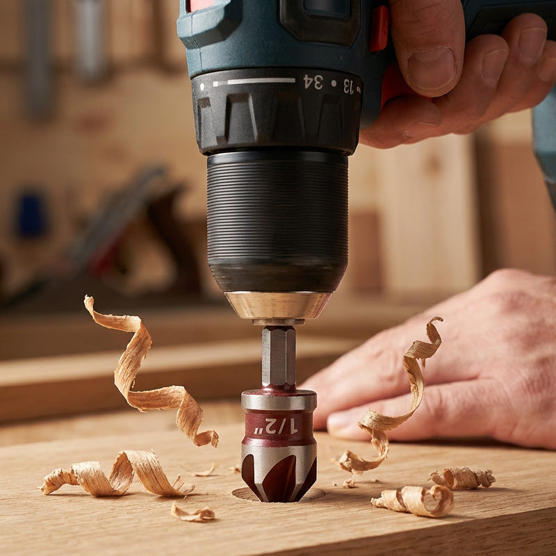 🛠️NU 60% KORTING! 🔩 Verzinkboor set voor houtbewerking (5-delig/3-delig) – Schone, vlakke gaten, duurzaam en tijdbesparend ⚙️