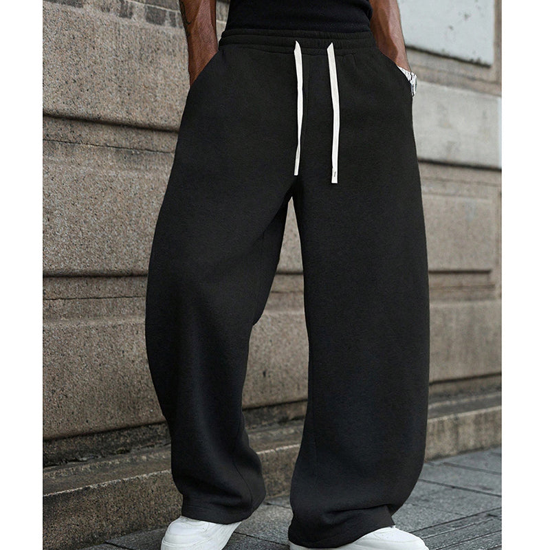 🩳 60% KORTING! 👖 Herenbroek met trekkoord - Comfortabele katoenen stof, zakken en een casual stijl voor dagelijks gebruik en sporten 🏃‍♂️