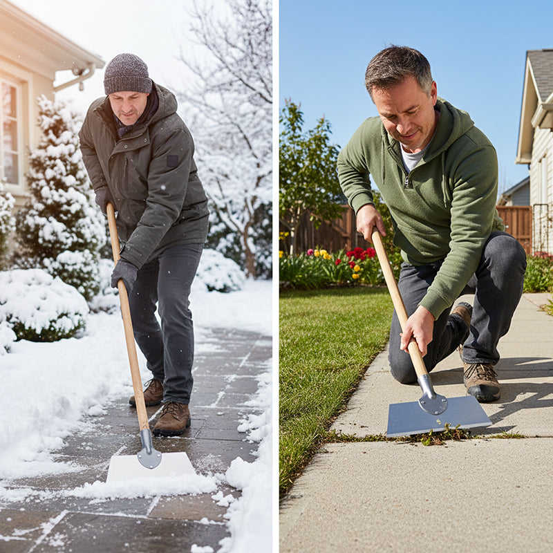 ❄️ 60% KORTING! 🔧 Multifunctionele schep van mangaanstaal – Ultrasterk, scherp en veelzijdig voor tuinieren/overleving 🌿