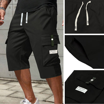 🔈🔈2026 NIEUWE AANWINSTEN - 60% KORTING🔥👖Casual capribroek met trekkoord voor heren