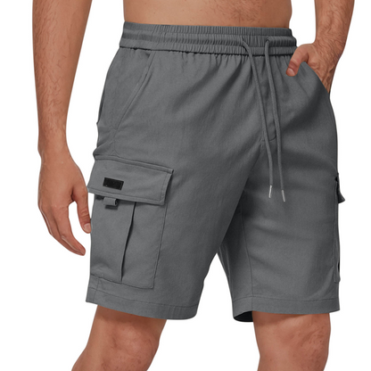 👖NU 60% KORTING🔥 Casual cargo shorts voor heren met elastische tailleband