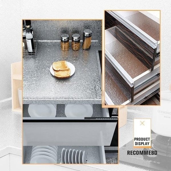 🛡️ 50% KORTING! 🍳Zelfklevende keukenstickers – Beschermen kasten en werkbladen tegen vet en vlekken. Op maat te knippen, verwijderbaar. Een echte uitkomst in de keuken! 🌟✅