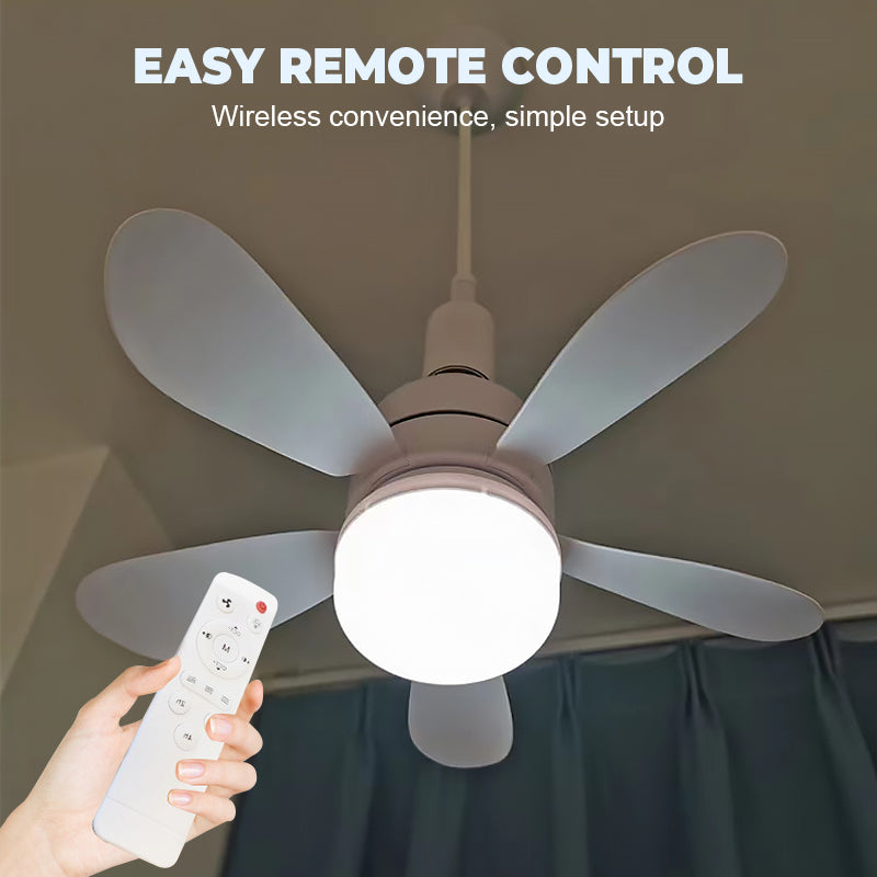 🔥LAATSTE DAG - 50% KORTING🌬️ 2-in-1 plafondventilator met afstandsbediening en ledverlichting – energiezuinig, stille motor en perfect voor comfort in huis 🏠