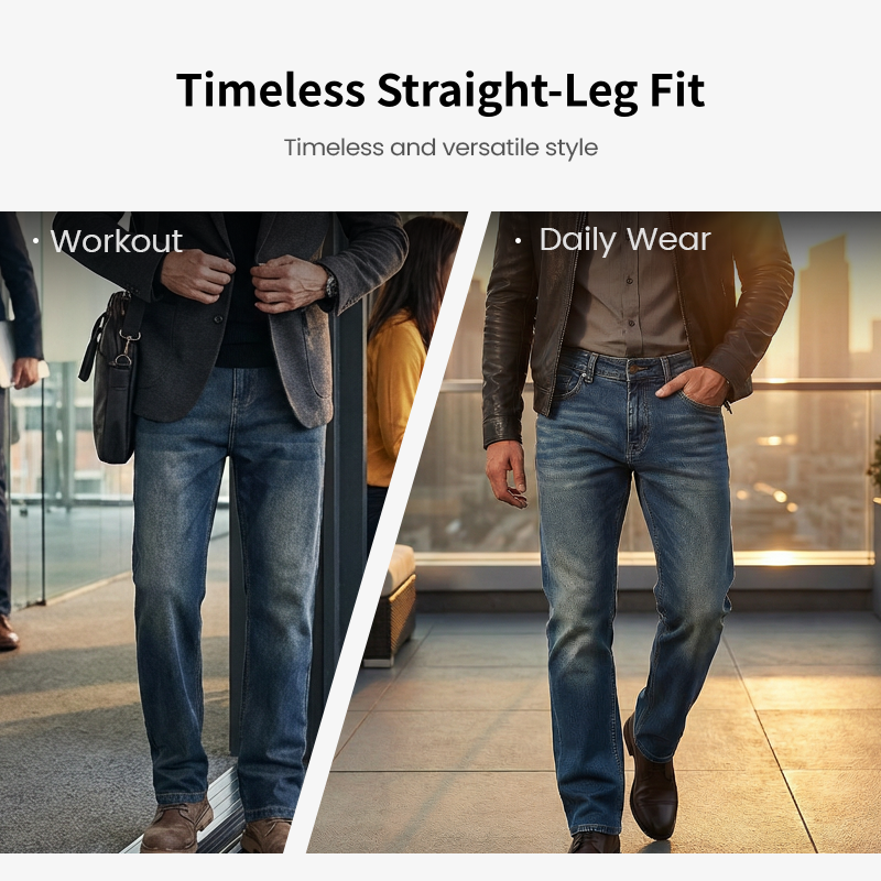 👖NIEUWE AANWINST - 60% KORTING🔥🥳MEER DAN 50.000 VERKOCHT!💥Reinige stretchjeans voor heren
