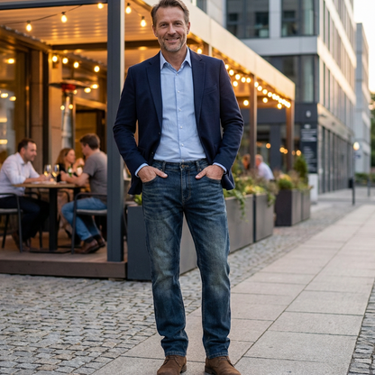 👖NIEUWE AANWINST - 60% KORTING🔥🥳MEER DAN 50.000 VERKOCHT!💥Reinige stretchjeans voor heren