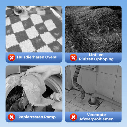 🥳 2026 TOPVERKOOP 🥳 💞 50.000+ VERKOCHT! ⏳ ✨Wasmachine Haar Filter Netzakken