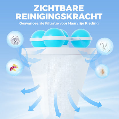 🥳 2026 TOPVERKOOP 🥳 💞 50.000+ VERKOCHT! ⏳ ✨Wasmachine Haar Filter Netzakken