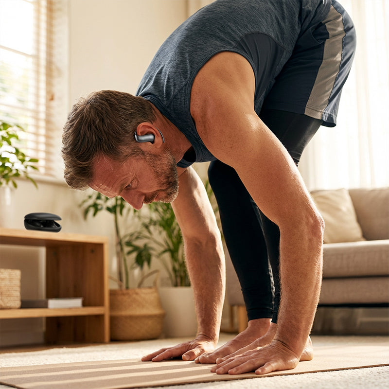 🎧 60% KORTING! 💎 Draadloze Bluetooth 6.0-koptelefoon – 48 uur speeltijd, IPX5 zweetbestendig en ultralicht (4,2 g), ideaal om mee te hardlopen 🎧🏃‍♂️