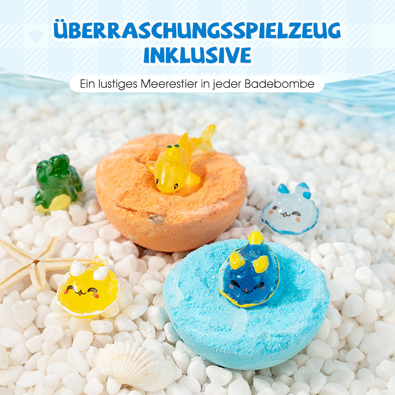 🛁 60% KORTING |🌊 Badbommen met oceaan-thema | 60 g * 12 stuks, schuimend badplezier & leuk cadeau-idee ✨