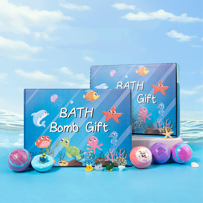 🛁 60% KORTING |🌊 Badbommen met oceaan-thema | 60 g * 12 stuks, schuimend badplezier & leuk cadeau-idee ✨