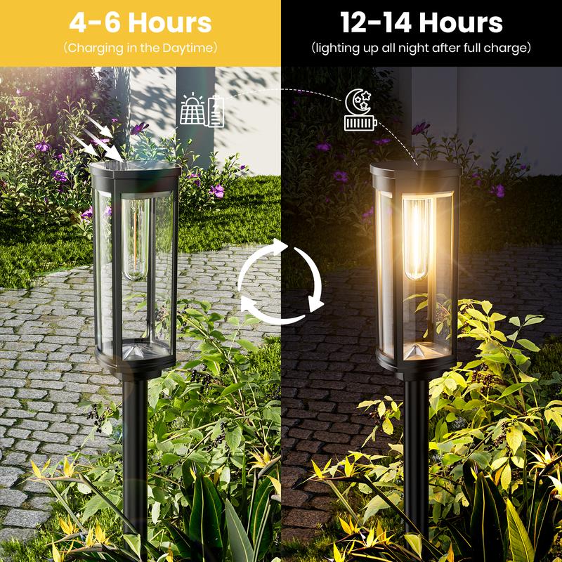 🔥HETE AANBIEDING 2026🔥Tuinverlichting op zonne-energie – Retro design, 12-14 uur verlichting & IP65 waterdicht