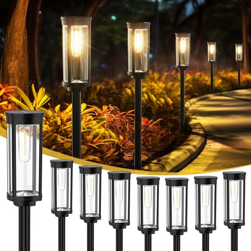 🔥HETE AANBIEDING 2026🔥Tuinverlichting op zonne-energie – Retro design, 12-14 uur verlichting & IP65 waterdicht