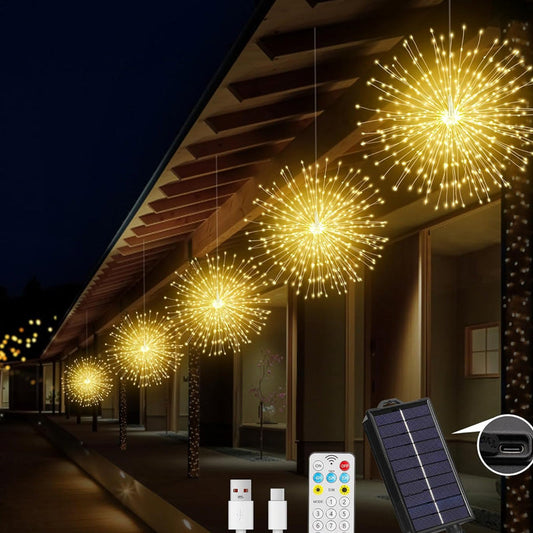 🎆 60% KORTING! 💡 LED-lichtslinger met vuurwerkeffect en koperdraad – Flexibele koperdraad, warm licht en decoratieve feestverlichting ✨