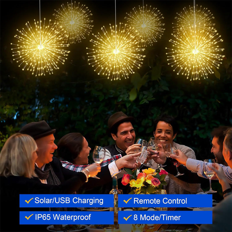 🎆 60% KORTING! 💡 LED-lichtslinger met vuurwerkeffect en koperdraad – Flexibele koperdraad, warm licht en decoratieve feestverlichting ✨