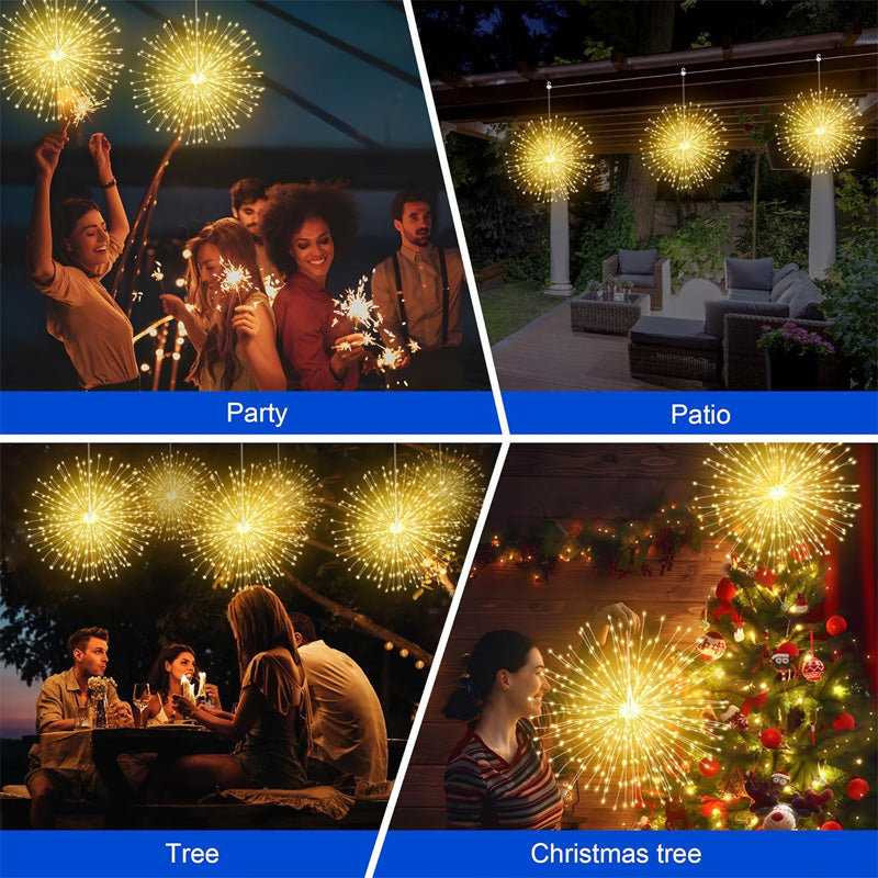🎆 60% KORTING! 💡 LED-lichtslinger met vuurwerkeffect en koperdraad – Flexibele koperdraad, warm licht en decoratieve feestverlichting ✨