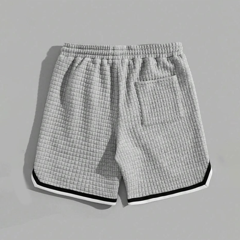 🔈🔈2026 NIEUWE AANWINSTEN - HOT SELLERS🔥🩳Sportshort met trekkoord in de taille en gestreepte zoom