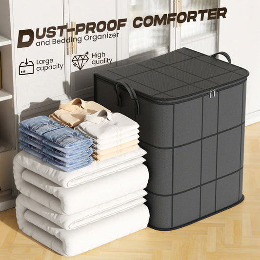 🧺 50 % KORTING! 🛏️ Stofhoes voor dekbedden en beddengoed – grote inhoud, slijtvast non-woven materiaal en opvouwbaar ontwerp – perfect voor seizoensopslag 🌿
