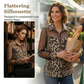 👚60% KORTING! 🐆 Damesblouse met luipaardprint en contrasterend mesh – Lange mouwen, aansluitend model en perfect voor zowel kantoor als avondje uit ✨