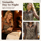 👚60% KORTING! 🐆 Damesblouse met luipaardprint en contrasterend mesh – Lange mouwen, aansluitend model en perfect voor zowel kantoor als avondje uit ✨