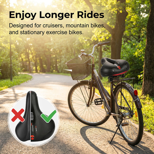 🔈🔈60% KORTING🚲Ergonomisch ademend fietszadel met traagschuim🔥