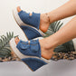 👡ZOMERUITVERKOOP 2026🔥 Casual denim platform slippers voor dames