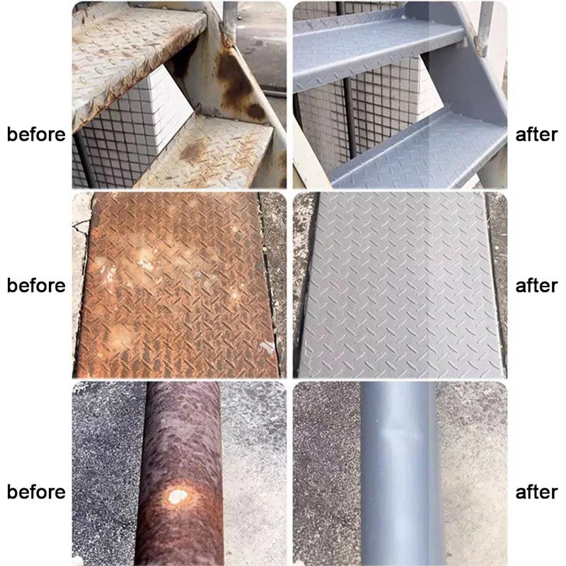 🥳HETE UITVERKOOP 2026🥳⚙️60% KORTING! Multifunctionele roestomvormer – Aanbrengen met een kwast, roest is verdwenen. Grondverfklare afwerking. Perfect voor auto's, hekken en tuinmeubelen. 🌧️🔩
