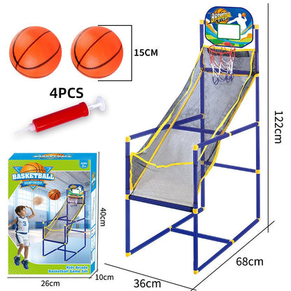 ⏰ 50% KORTING! 🏀 Indoor Basketbal Arcade Spel voor Kinderen – Met 4 Ballen | Speelplezier Thuis 🎯