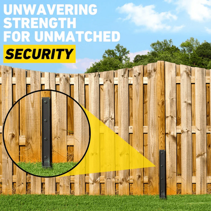 Grondankers voor schuttingpalen (H-profiel) 🔩 | Geen graafwerk nodig | Installatie met slechts één hamer | Roest- en corrosiebestendig | Veelzijdig inzetbaar voor schuttingen, brievenbussen en priëlen 🏡
