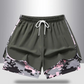 🏃‍60% KORTING OP 2-IN-1 SPORTSHORTS! 🔥 Ademende stof, camouflagevoering en zakken voor dames🏃‍♀️✨