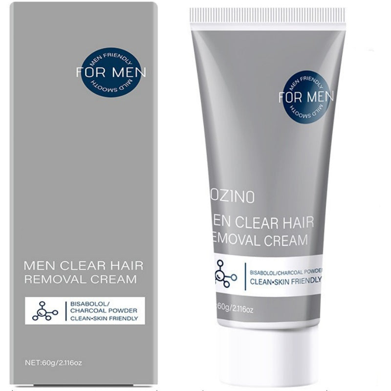 Ontharingscrème voor mannen 🧔 Zacht en niet-irriterend, te gebruiken op borst, rug, armen en benen ✨