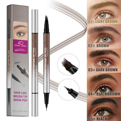 ✨️TOPAANBIEDINGEN - 60% KORTING✨️2-in-1 waterbestendige vloeibare wenkbrauwstift