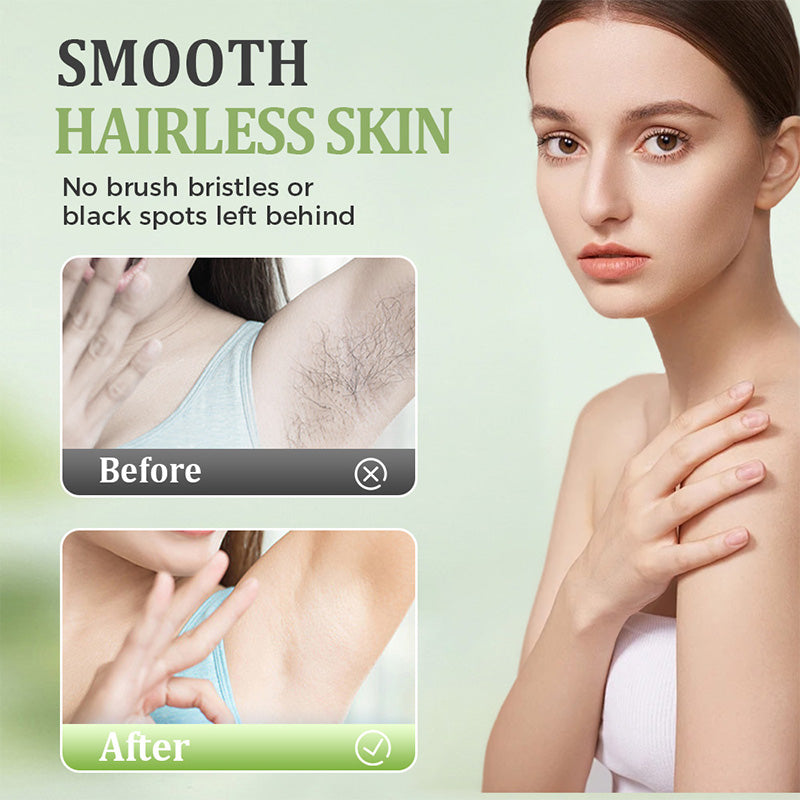 🧴 50% KORTING! 🪒 Zachte en milde set – Ontharingscrème + scheermesje – Pijnloos voor de gevoelige huid, geen donkere vlekken of stoppels 🌸