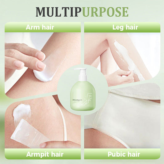 🧴 50% KORTING! 🪒 Zachte en milde set – Ontharingscrème + scheermesje – Pijnloos voor de gevoelige huid, geen donkere vlekken of stoppels 🌸