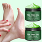 Voetmaskercrème met Tea Tree-olie 🦶 — Aloë voor diepe hydratatie, vitamine E voor het herstellen van gebarsten huid: Geniet thuis van een voetbehandeling van spakwaliteit 🧴