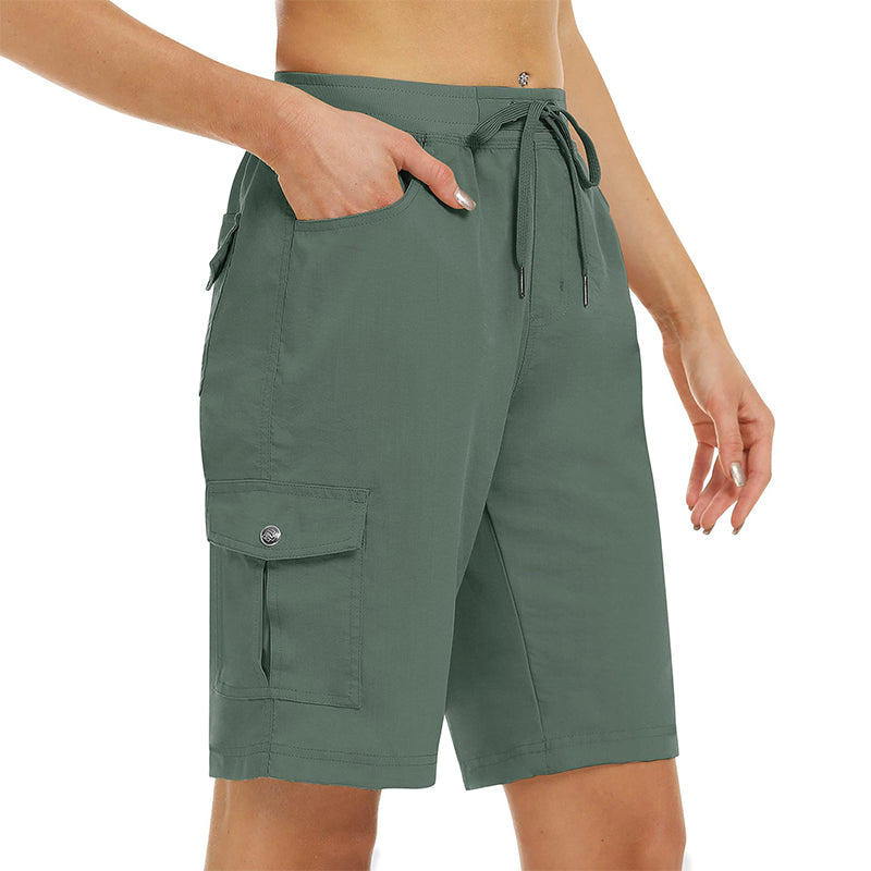 Cargoshorts 🩳 — Met zijzakken & cargozakken: Ruime opbergruimte + diefstalbeveiliging. UPF 50+ zonbescherming | Sneldrogende stof | Relaxte pasvorm met trekkoord | Ideaal voor wandeltochten in de natuur 🏞️
