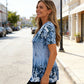 🥳ZOMER UITVERKOOP🥳50K+ VERKOCHT!💥60% KORTING! 🔥Dames Elegante Bloemenprint Korte Mouw Top
