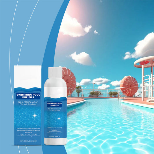💧🌊 pH-neutraal glansspoelmiddel – vaarwel groen water! ✨🚀 Gemakkelijk te doseren, geen chloorlucht. Voor een natuurlijk schone badervaring en minder schoonmaakwerk.