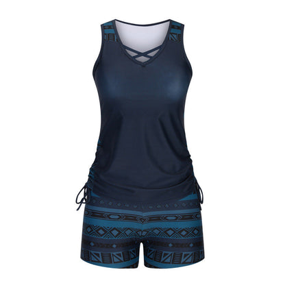 🥳ZOMERUITVERKOOP🥳💞Meer dan 50.000 verkocht!💥50% korting! 🔥Dames tankini met print, tweedelig badpak