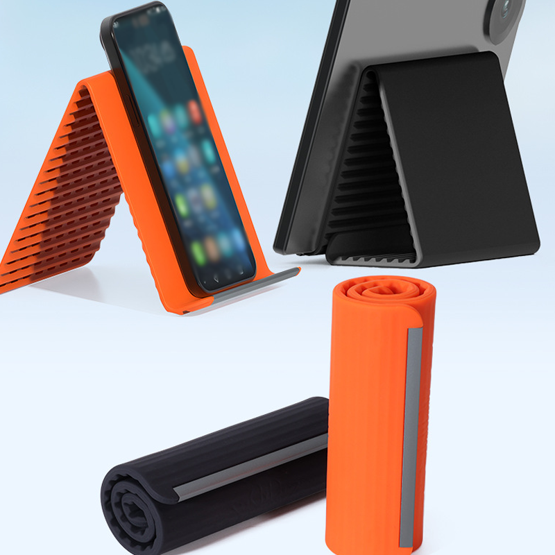 Flexibele standaard 🔄 Verstelbare aluminium kern, antislip, draagbaar, compatibel met meerdere apparaten 💻
