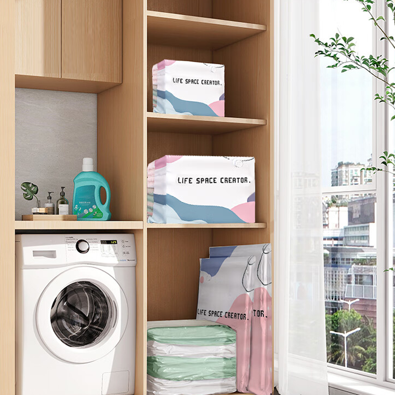 🌞Fris De Lente In Met 50% Korting!🧳Grote Vacuüm Opbergzakken Zonder Pomp – Bespaar Ruimte voor Kleding, Dekbedden en Beddengoed