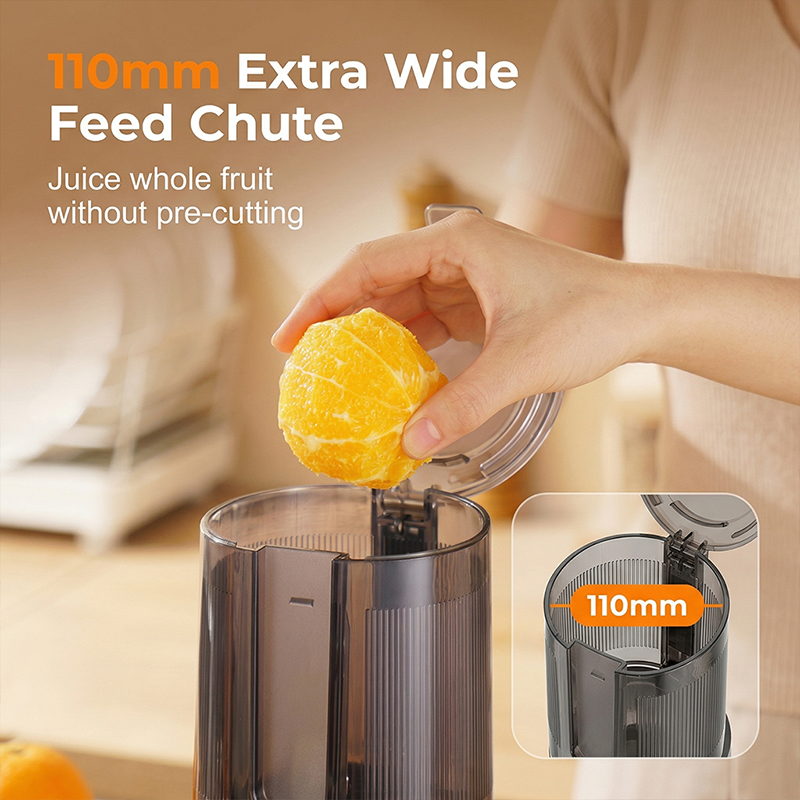 ✨🥤60% KORTING + GRATIS VERZENDING🍎Koudgeperste sapcentrifuge met hoge opbrengst – 110 mm extra brede vulopening, 98% sapopbrengst en eenvoudige reiniging ⚡