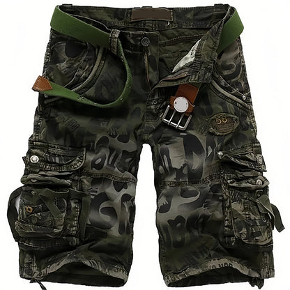 Cargo shorts voor heren 🩸 Klassiek en robuust, meerdere zakken voor al je spullen, soepele ritssluiting, duurzaam en slijtvast, geschikt voor zowel werk als buitenactiviteiten 💪