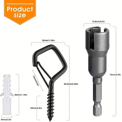 🛠️ NU 60% KORTING! 🔒 20 stuks vierkante karabijnhaken – Met veiligheidssluiting, veelzijdig & duurzaam; ideaal voor bonsai, kaarsen & decoratie ✨