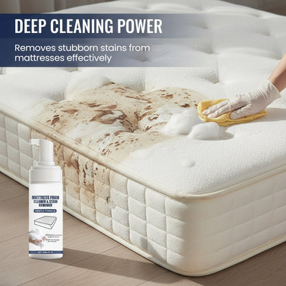 🛏️🧼 Matrasreiniger voor alle soorten oppervlakken – Vlekverwijdering zonder afspoelen, geurverwijdering en antibacteriële bescherming – Betalen bij levering ✨✅