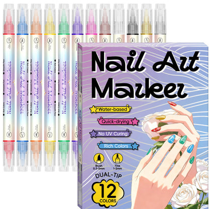 ✍️ 50% KORTING! 💅 Nagelkunstpen met 2-in-1-punt – Nauwkeurige lijnen en details – Ideaal voor thuis of onderweg – nette, professionele nagelkunst zonder veel moeite ✨