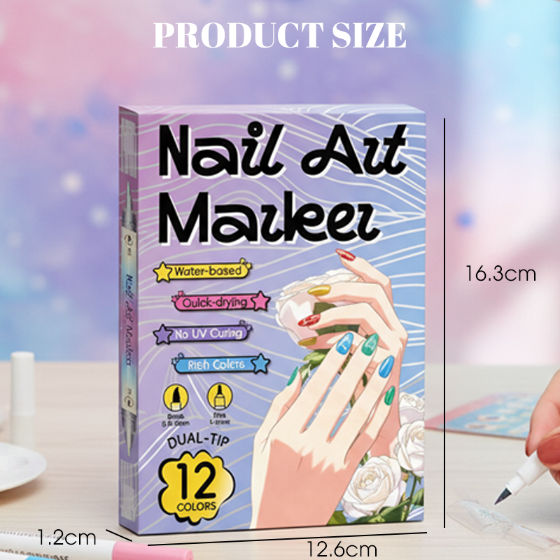 ✍️ 50% KORTING! 💅 Nagelkunstpen met 2-in-1-punt – Nauwkeurige lijnen en details – Ideaal voor thuis of onderweg – nette, professionele nagelkunst zonder veel moeite ✨
