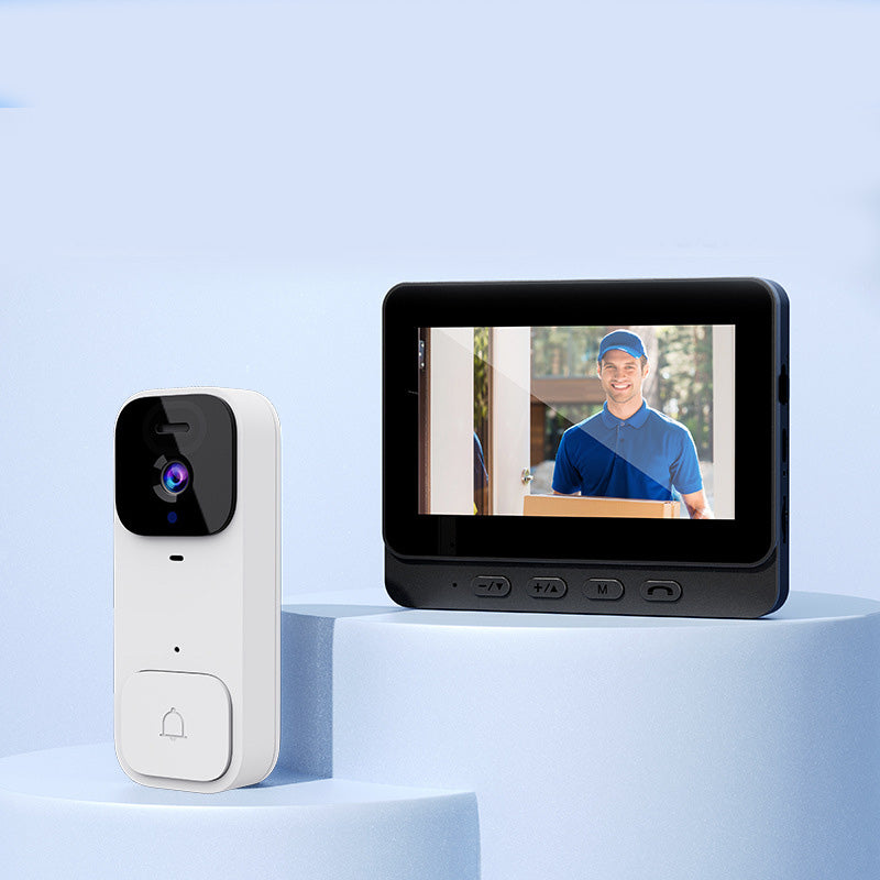 🏠⚡ BEPERKTE TIJD 50% KORTING! Slimme videodeurbel met 4,3" scherm – live bewaking & tweerichtingsaudio 🏡💖