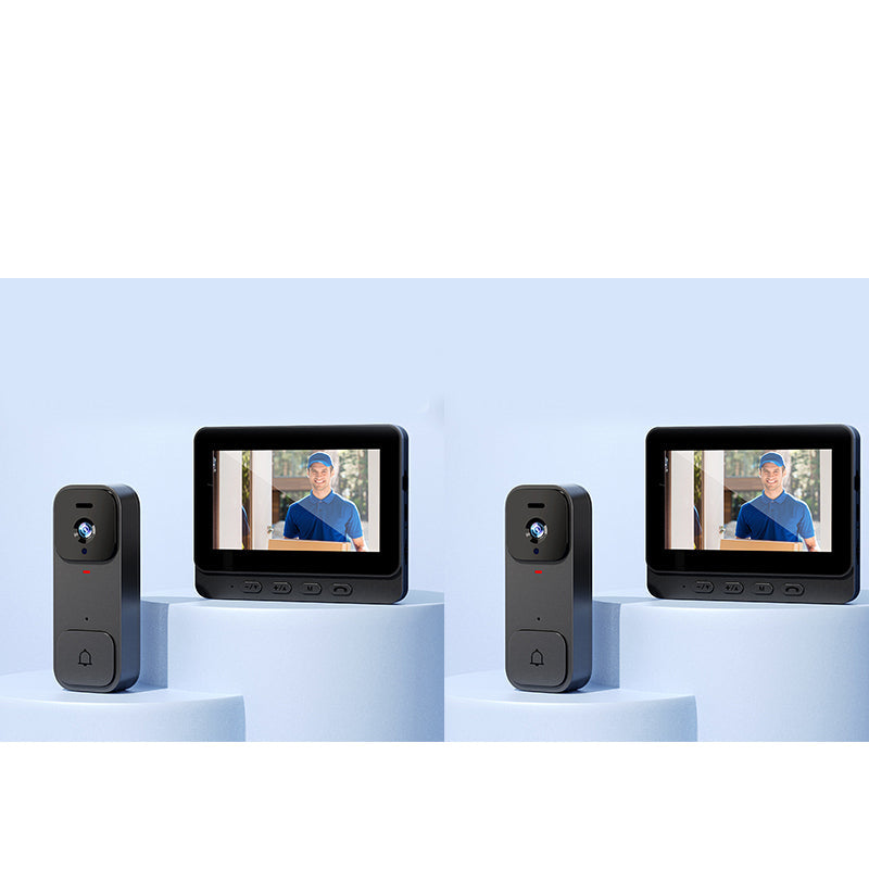 🏠⚡ BEPERKTE TIJD 50% KORTING! Slimme videodeurbel met 4,3" scherm – live bewaking & tweerichtingsaudio 🏡💖