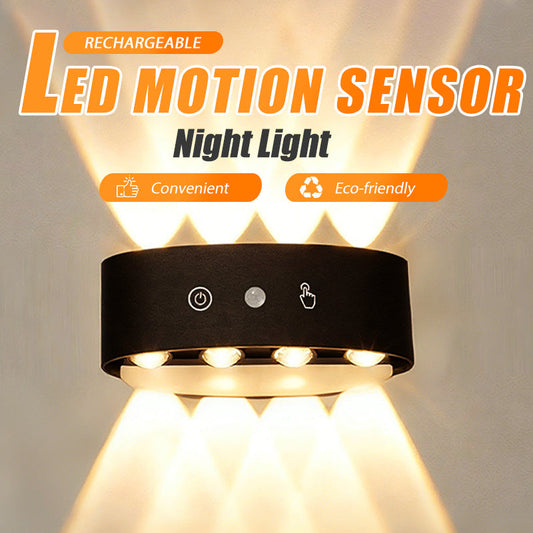 💡 50% KORTING! 🔋 Oplaadbaar led-nachtlampje met bewegingssensor – instelbare helderheid, magnetische bevestiging en ideaal voor gangen, trappen en slaapkamers 🌙