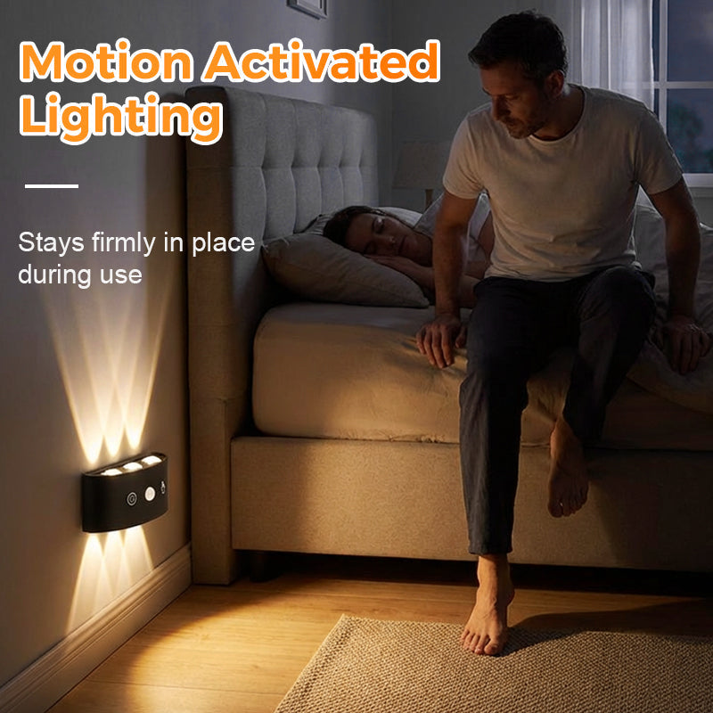 💡 50% KORTING! 🔋 Oplaadbaar led-nachtlampje met bewegingssensor – instelbare helderheid, magnetische bevestiging en ideaal voor gangen, trappen en slaapkamers 🌙